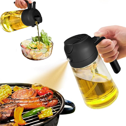 Oil Sprayer for Cooking 2 in 1