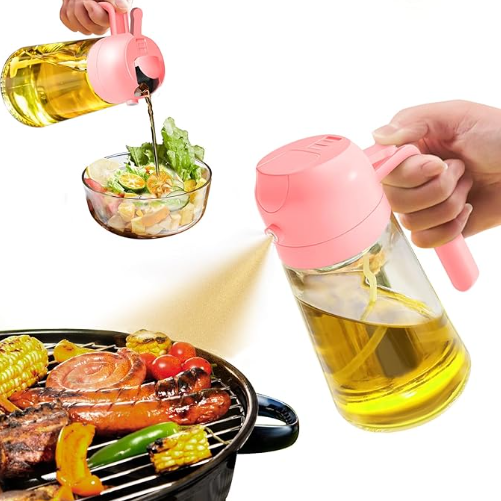 Oil Sprayer for Cooking 2 in 1